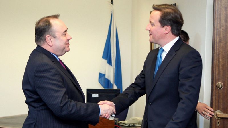 Cameron y el primer ministro escocés se reúnen "sin lograr progresos" sobre la independencia