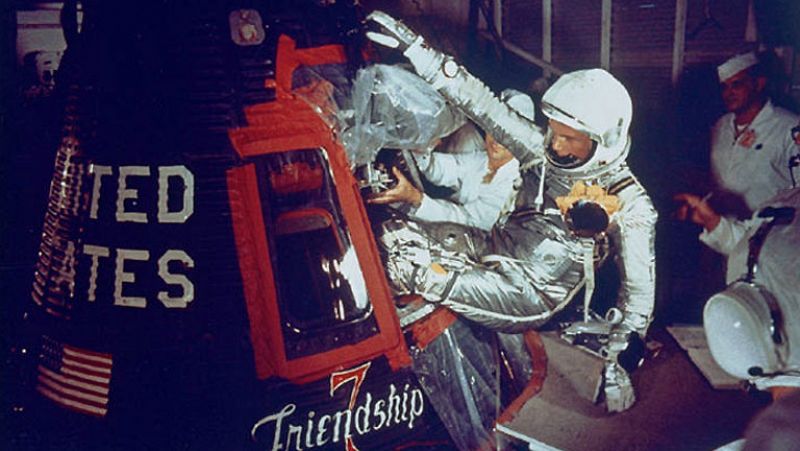 50 años del viaje espacial de John Glenn, el astronauta más veterano de la historia