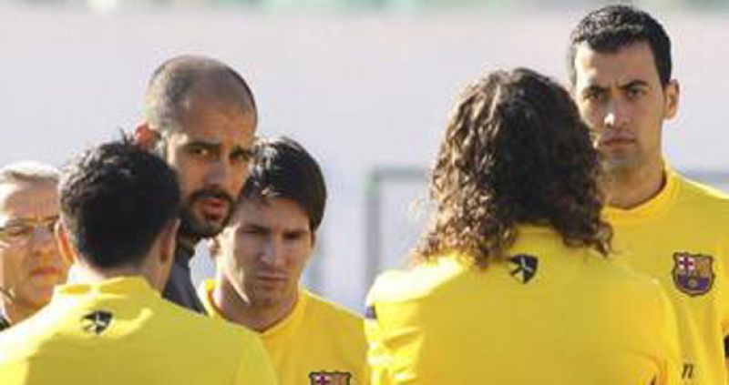 El Barça se centra en el partido del Calderón, fundamental para el futuro de la Liga