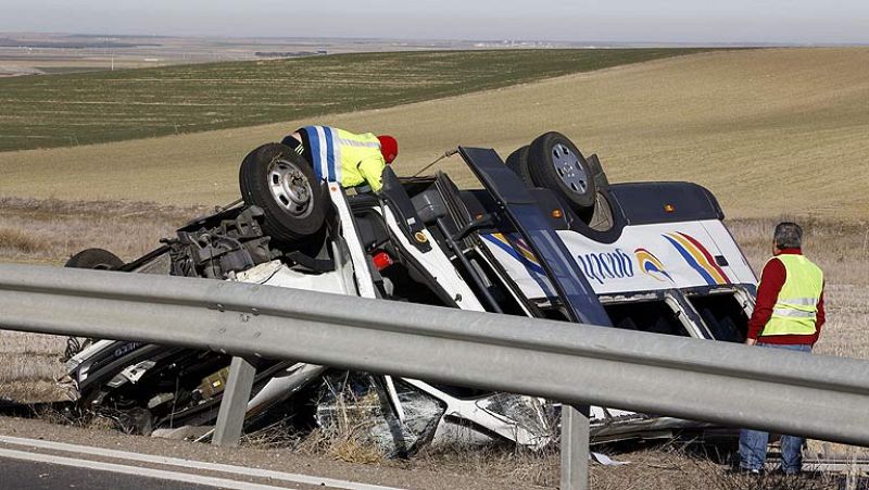 Muere una joven en un accidente del autobús escolar en el que viajaba en Ávila