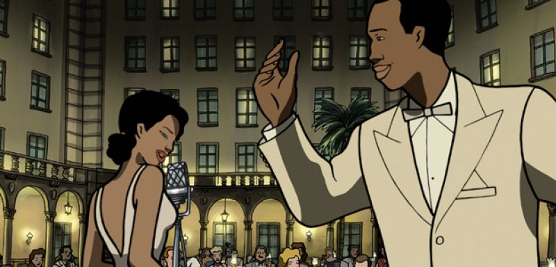 Chico y Rita vestidos por Javier Mariscal