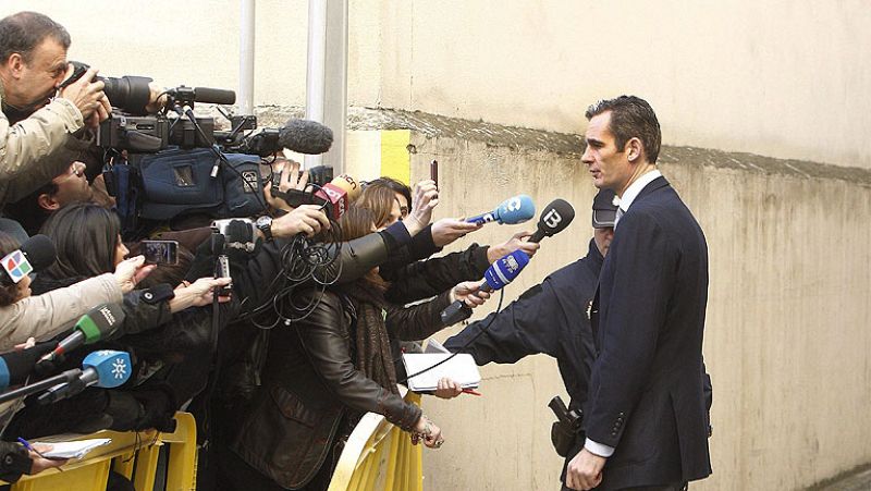 Iñaki Urdangarin llega a pie al Juzgado: "Comparezco para demostrar mi inocencia"
