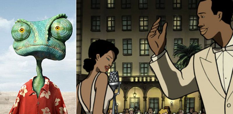 'Rango' y 'The artist'  arrebatan los Oscar a 'Chico y Rita' y Alberto Iglesias