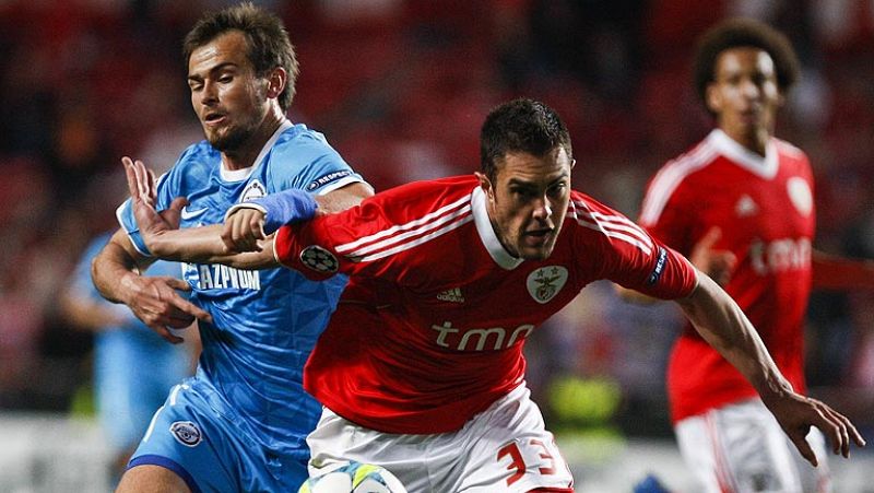 El Benfica elimina al Zenit  y vuelve a los cuartos de Champions (2-0)