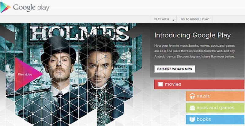 Google Play: el nuevo nombre del Android Market, reconvertido en centro de entretenimiento