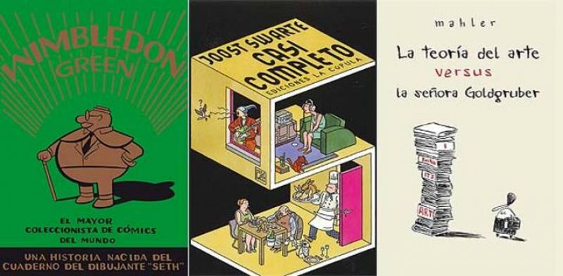 Se publican tres títulos imprescindibles de tres genios del cómic Seth, Joost Swarte y Mahler