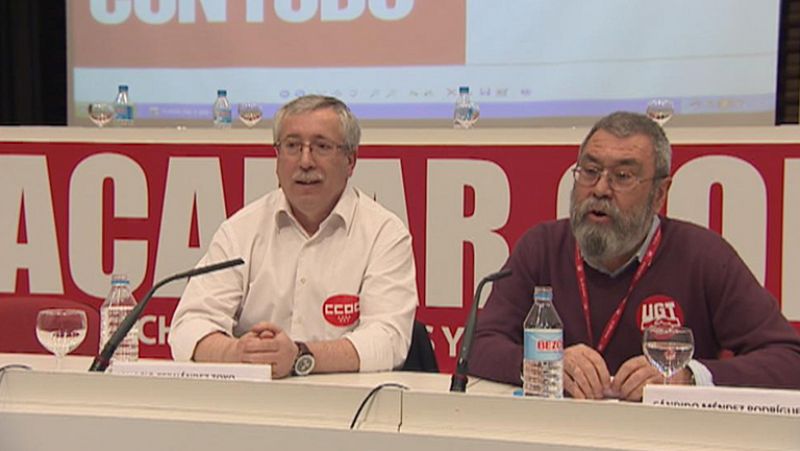 Los sindicatos convocan huelga general el 29 de marzo contra la reforma laboral