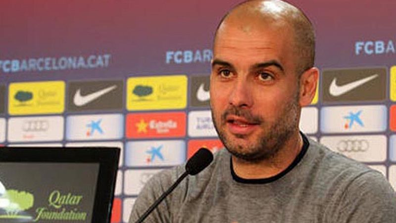 Guardiola pide a Villar que acabe con las insinuaciones sobre los arbitrajes