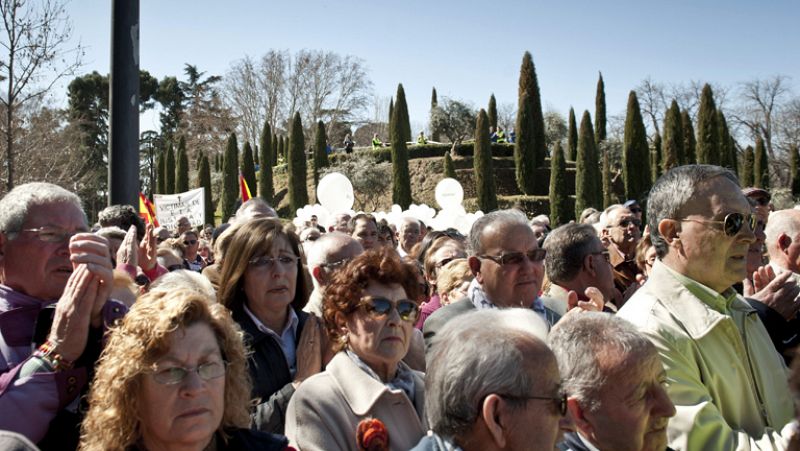 Las víctimas del 11M celebran por separado el octavo aniversario de la masacre