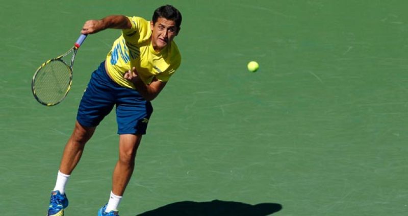 Almagro no pudo con un sólido Djokovic en cuartos de Indian Wells (6-3 6-4)