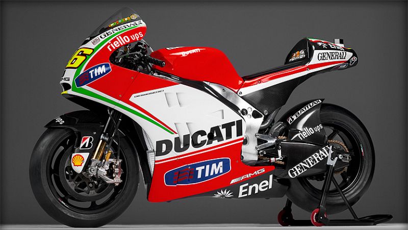 Valentino Rossi presenta su Desmosedici GP12