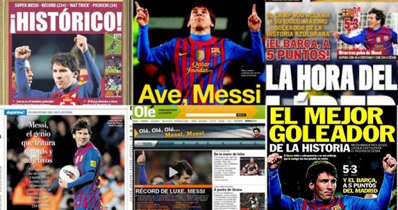 Messi deslumbra al mundo con sus goles y sus récords