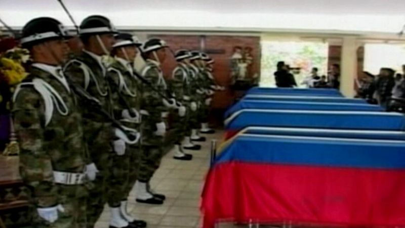 Una operación del ejército colombiano mata a 33 guerrilleros de las FARC
