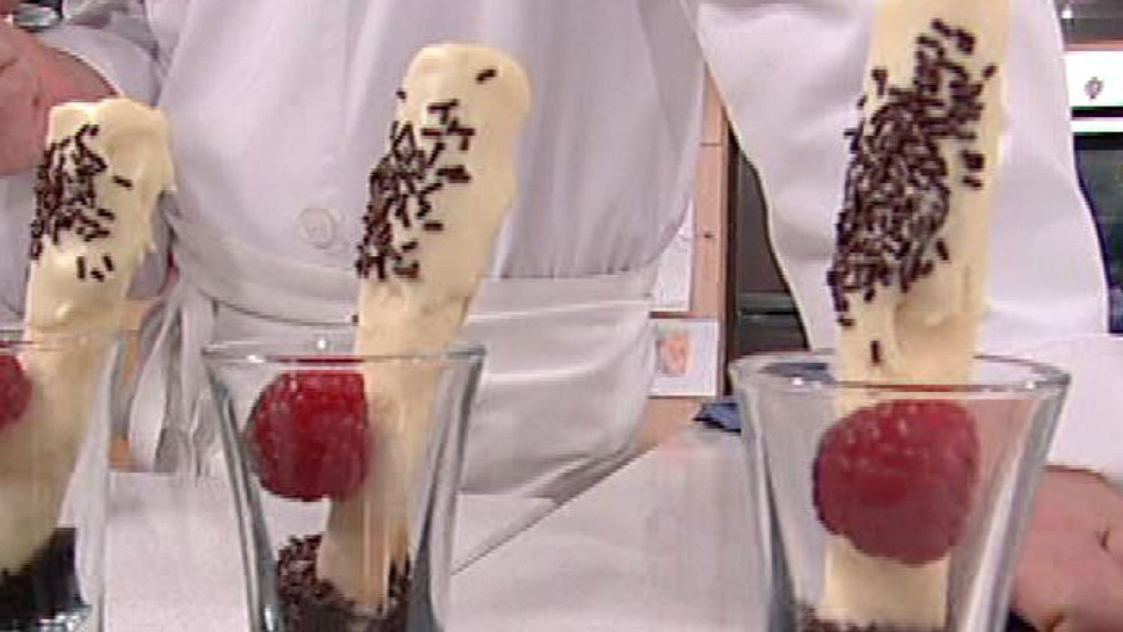 Canutillos al chocolate blanco