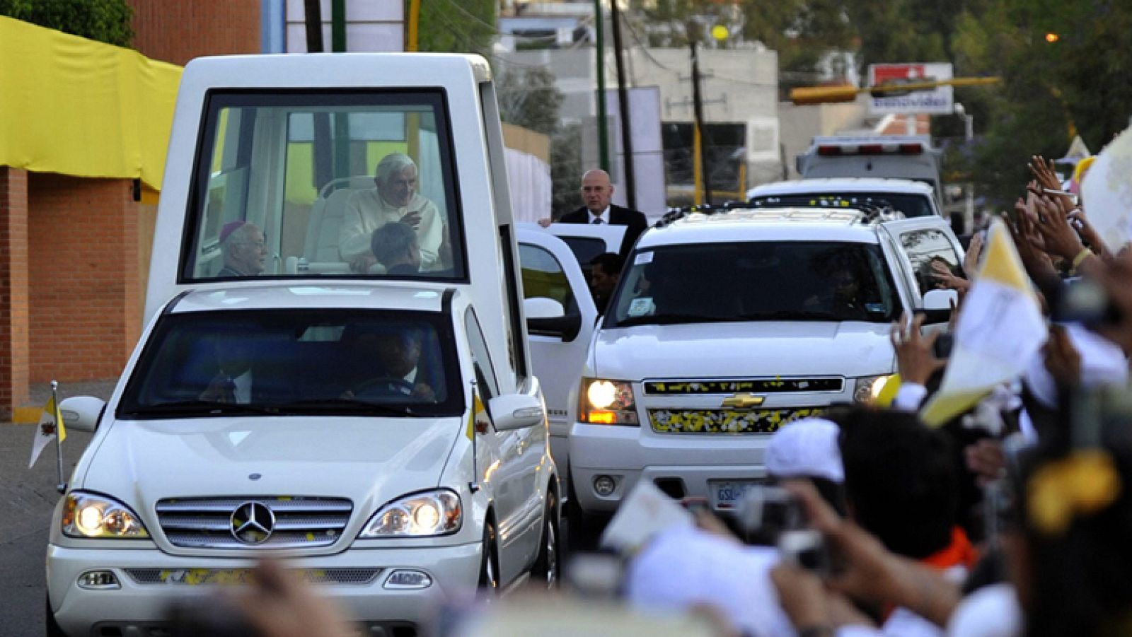 Primera visita de Benedicto XVI a México y segunda a Iberoamérica
