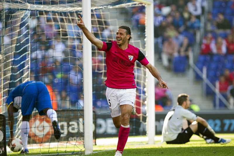 El Málaga se coloca en Champions gracias al triunfo en Cornellá