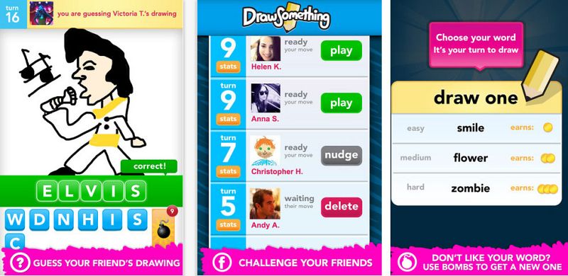 'Draw something', el 'Pictionary' para móviles, da el pelotazo tras ser comprado por Zynga