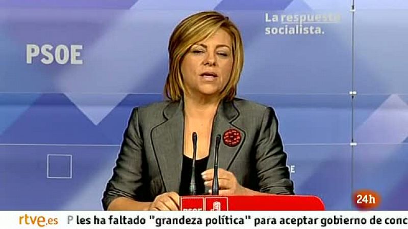Valenciano considera que Rajoy ha ido del "engaño al desengaño" en sus primeros cien días