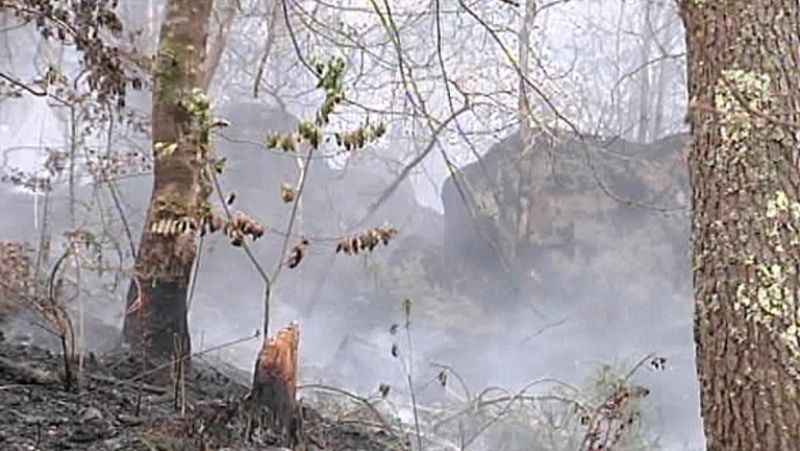 La Xunta defiende que se actuó "con rapidez y alta eficacia" en el incendio de Fragas