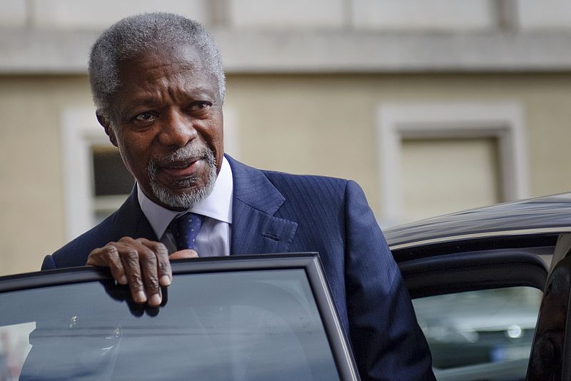 Kofi Annan anuncia que el fin de la violencia en Siria debería producirse el próximo 12 de abril