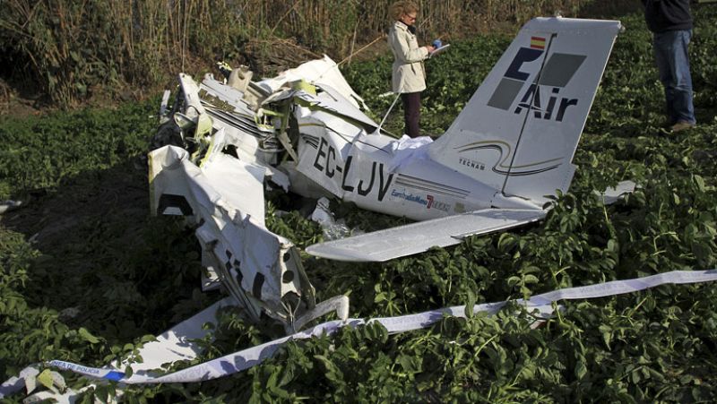 Dos fallecidos en un accidente de avioneta en Vélez-Málaga