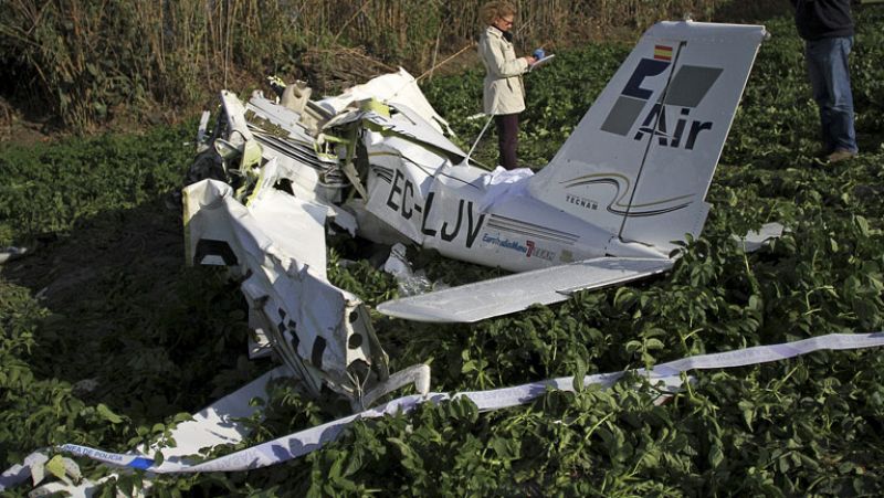 Dos fallecidos en un accidente de avioneta en Vélez-Málaga