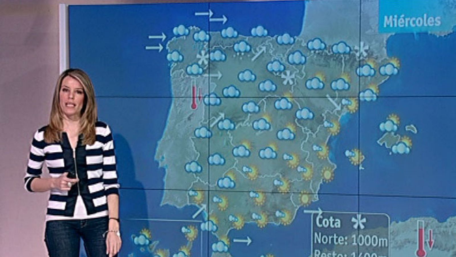 Lluvias en el noroeste y viento moderado a fuerte en Canarias y Alborán - El tiempo | Ver