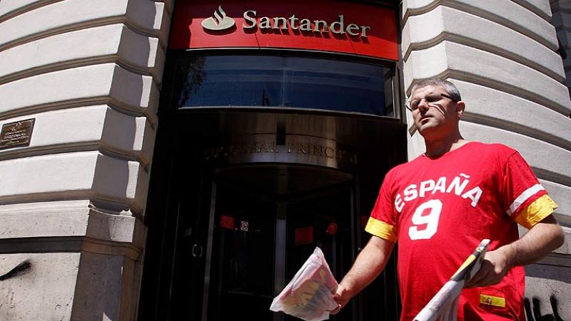 El Santander gana 1.604 millones hasta marzo, un 24% menos