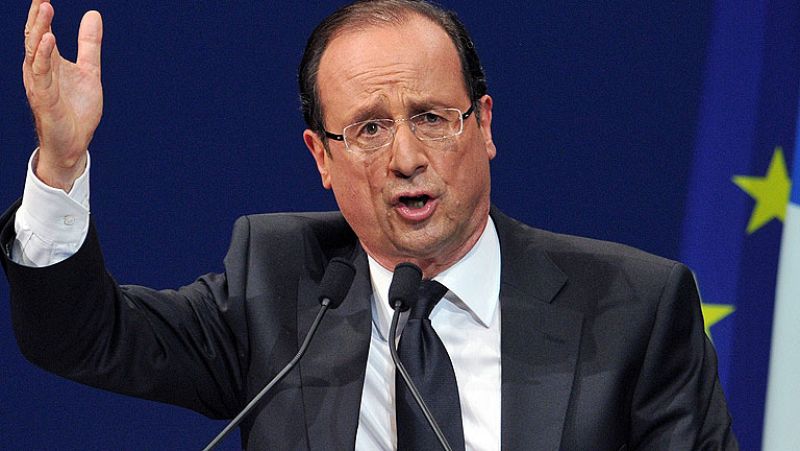 Hollande cree que la perspectiva de su victoria ha hecho cambiar la postura de Merkel