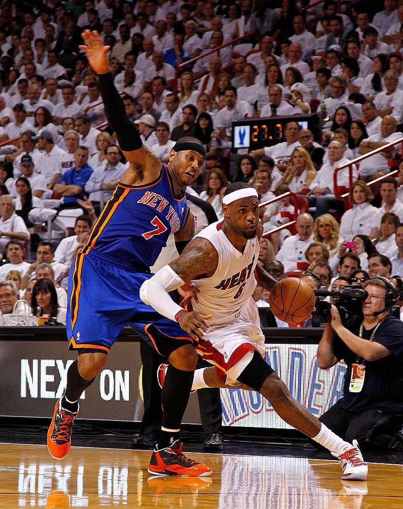 Los Heat hunden a los Knicks; Los Thunder se imponen a los Mavericks