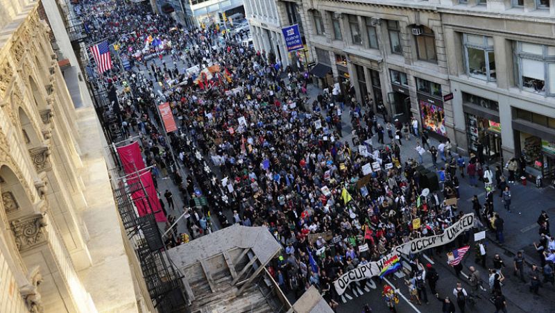 Los indignados de EE.UU. vuelven a las calles el Primero de Mayo
