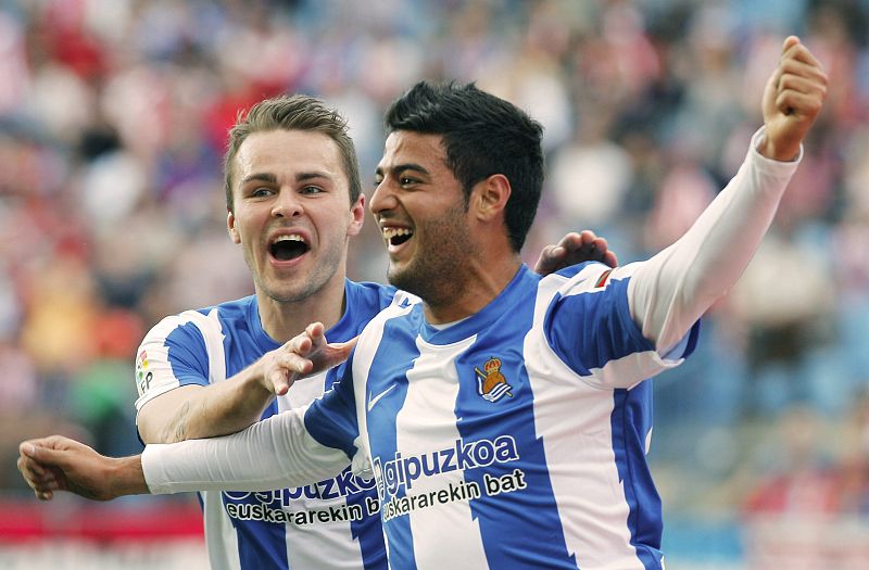 Vela descarta al Atlético de Madrid para la Liga de Campeones (1-1)