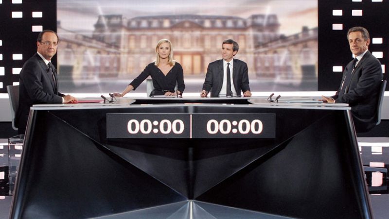 Las tablas en el debate y el apoyo de Bayrou a Hollande dejan a Sarkozy a un paso de la derrota