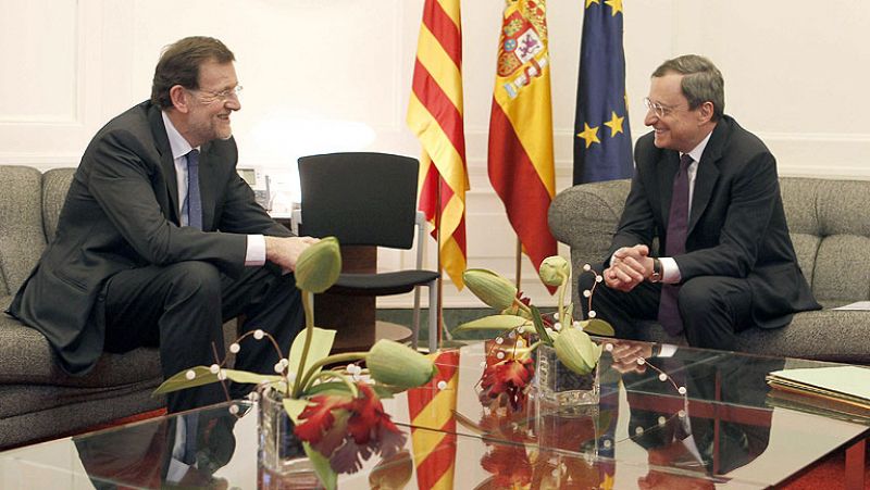 Rajoy pide liquidez a Draghi para "proteger" las reformas y estimular el crecimiento