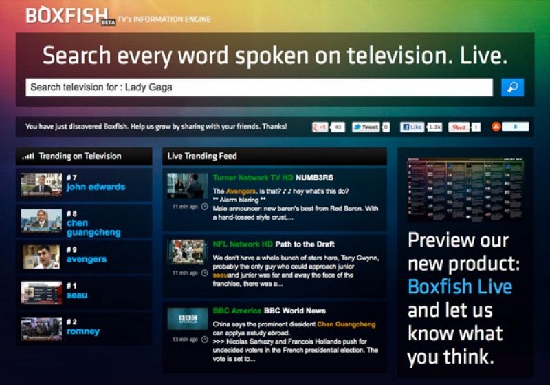 Boxfish: el Google de los programas de TV