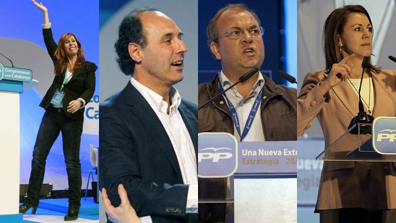 El PP ratifica a sus líderes en Cantabria, Extremadura, Cataluña y Castilla - La Mancha