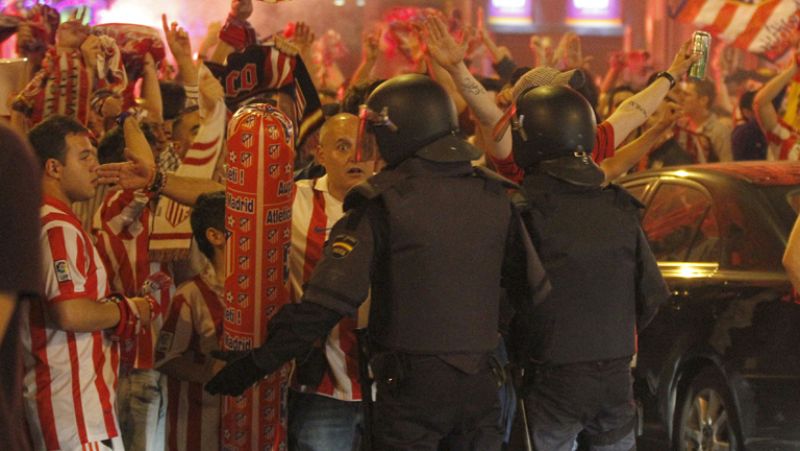 52 detenidos y 37 heridos leves tras los altercados en la celebración de Neptuno