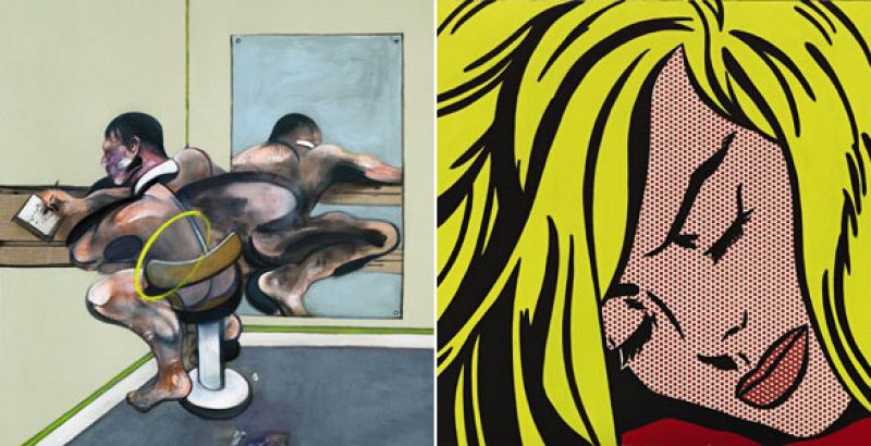 Lichtenstein y Bacon reinan en la subasta de arte contemporáneo en Nueva York