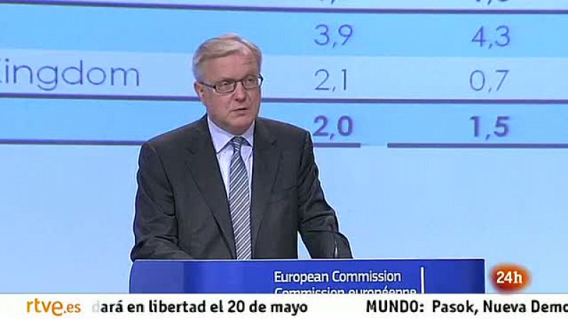 La zona euro saldrá de la recesión a partir del tercer trimestre de 2012 y volverá a crecer en 2013