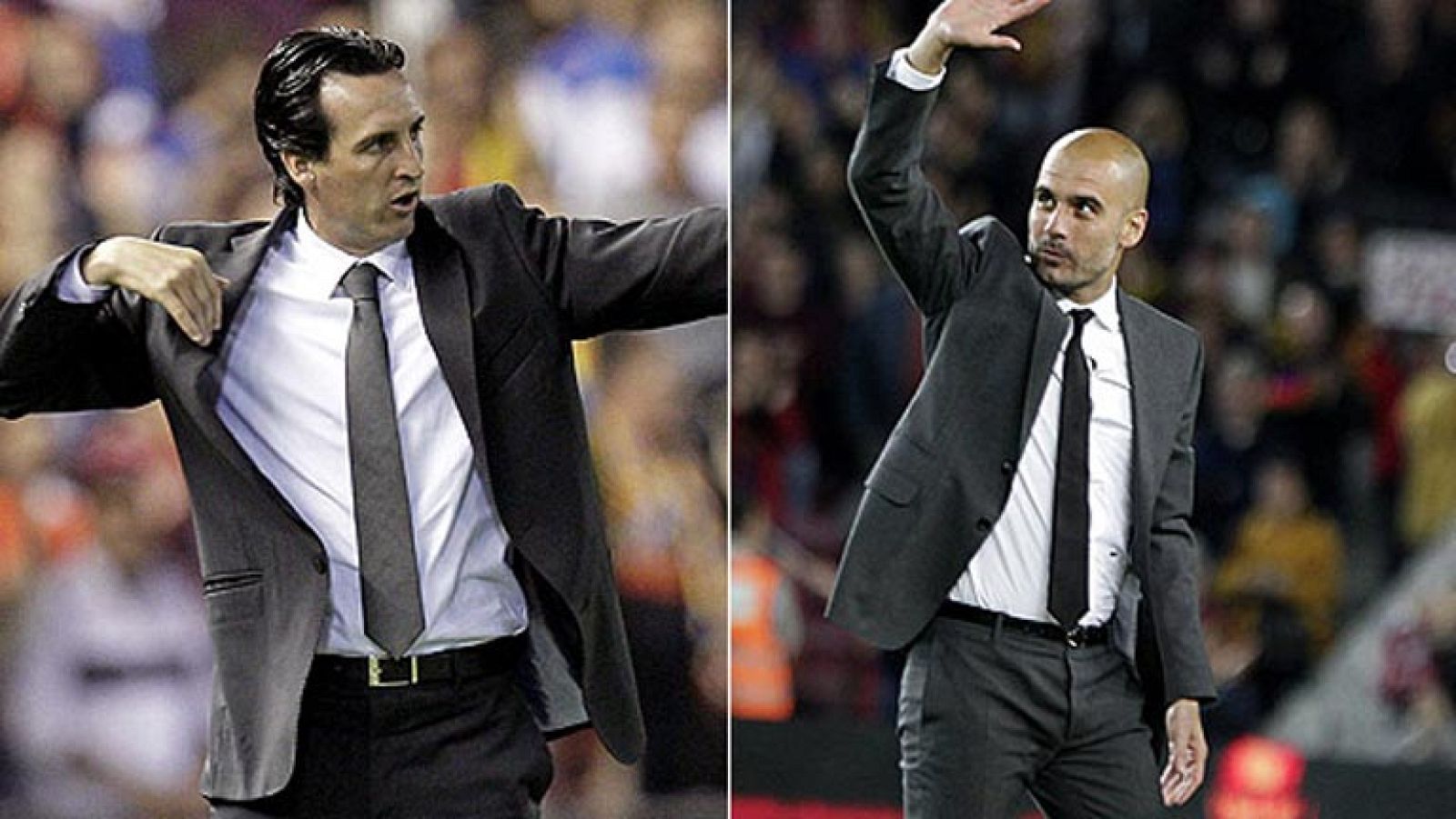 El adiós de Guardiola y de Emery