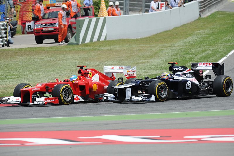 Maldonado gana en Montmeló y Alonso empata con Vettel en el liderato tras ser segundo