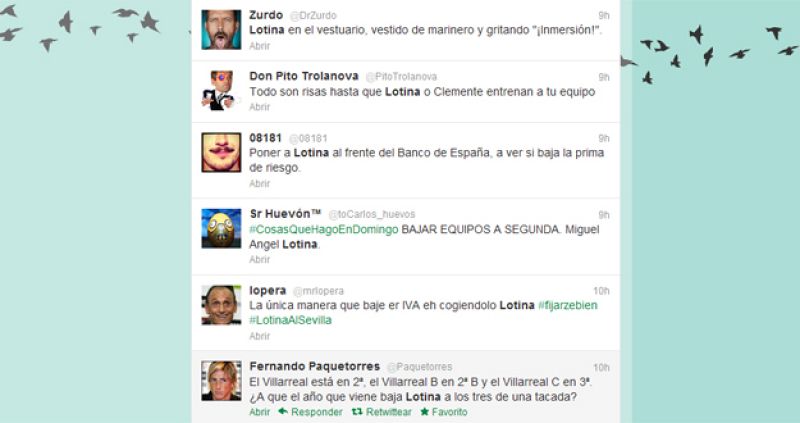 El descenso del Villarreal convierte a Lotina en trending topic