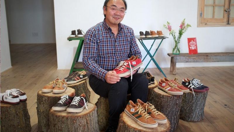 Zapatillas artesanales de alta gama: los diseños de Seishi Tanaka