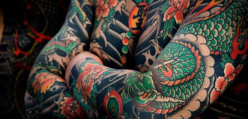 Los tatuajes, un tabú en Japón