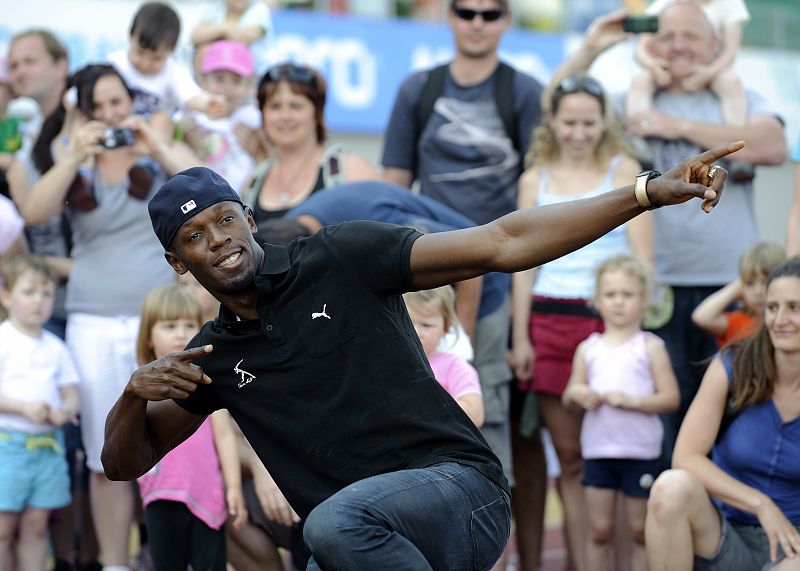 Usain Bolt se ve en el buen camino para batir el récord de los 100 metros