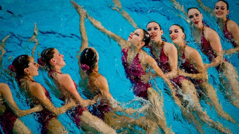 La sincronizada de España cierra la competición con otro oro, en el combo