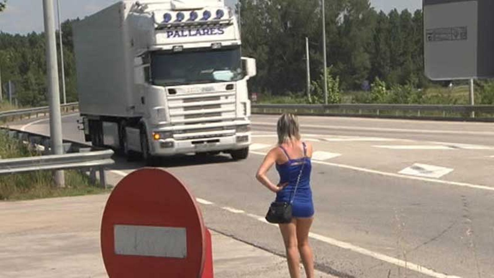 La prostitución en las carreteras catalanas será multada y registrada en un fichero