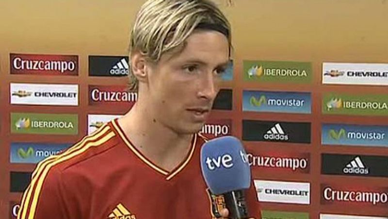 Fernando Torres: "Espero llegar a la final solo por detrás de Villa y Raúl"