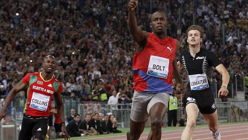 Bolt recupera su mejor versión y bate a Powell con 9.76