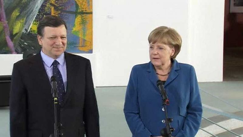 Merkel defiende una "supervisión bancaria europea" a medio plazo
